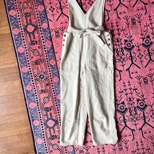 Alex Mill Ollie Overall in Oatmilk Size S